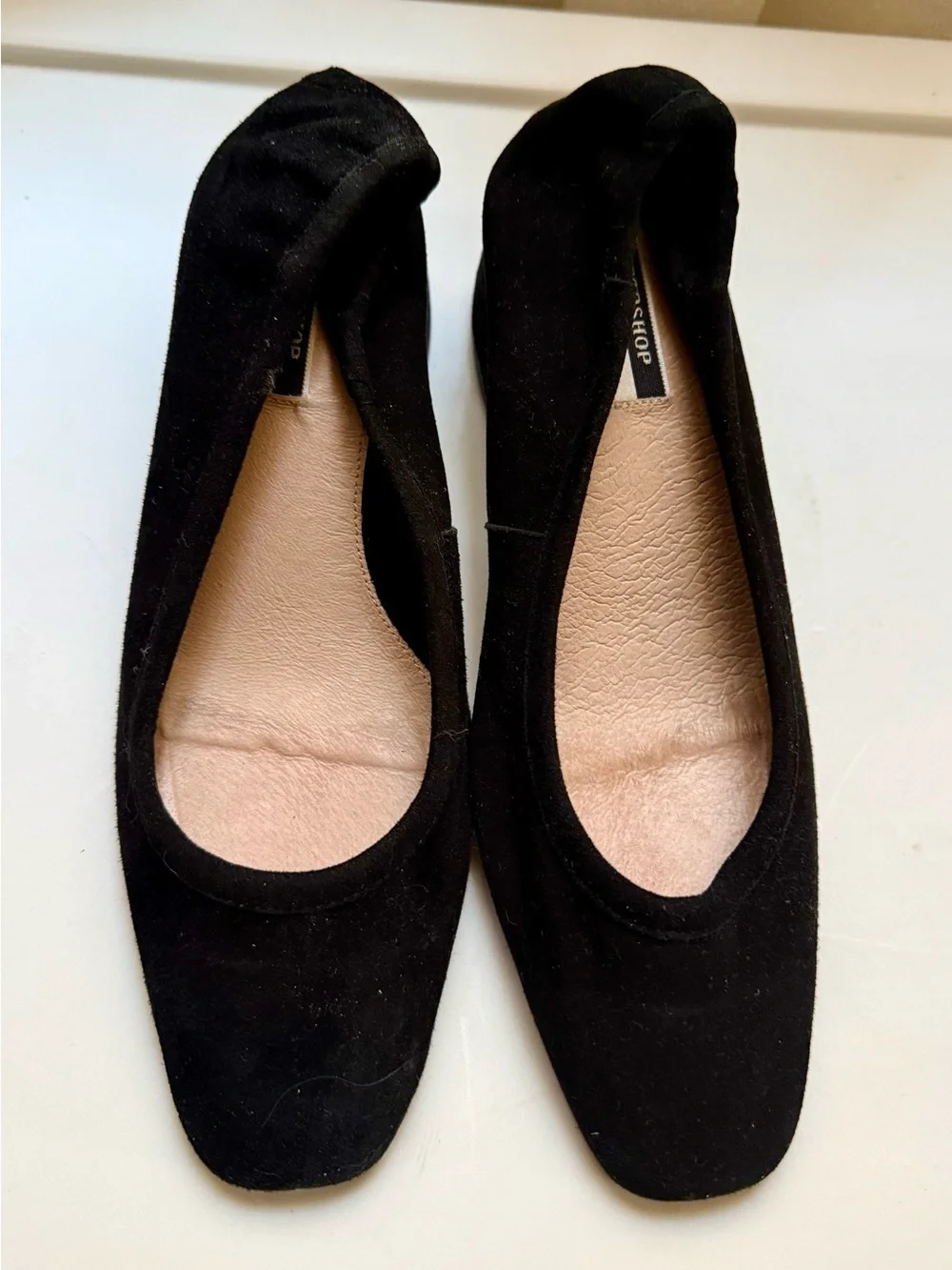 Topshop Black Suede Women’s Shoes - Picture 2 of 6